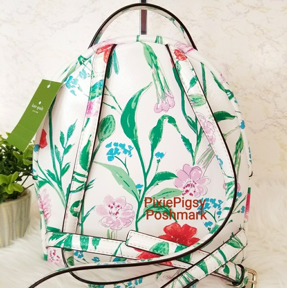 🌹HP Kate Spade Sammi Hummingbird Floral Backpack - Picture 4 of 8